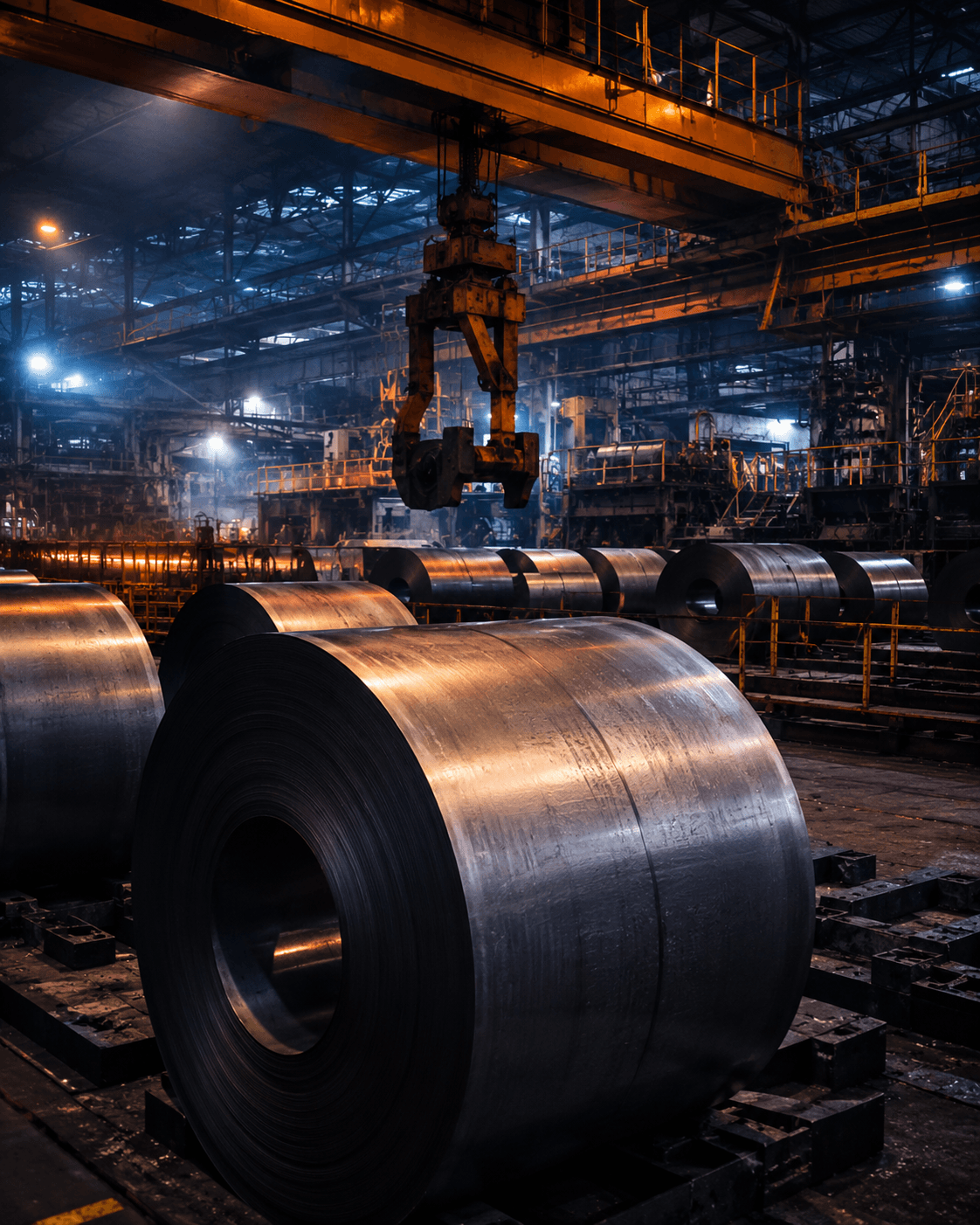 Hot Rolled Coil (HRC) — steel supply chain stage