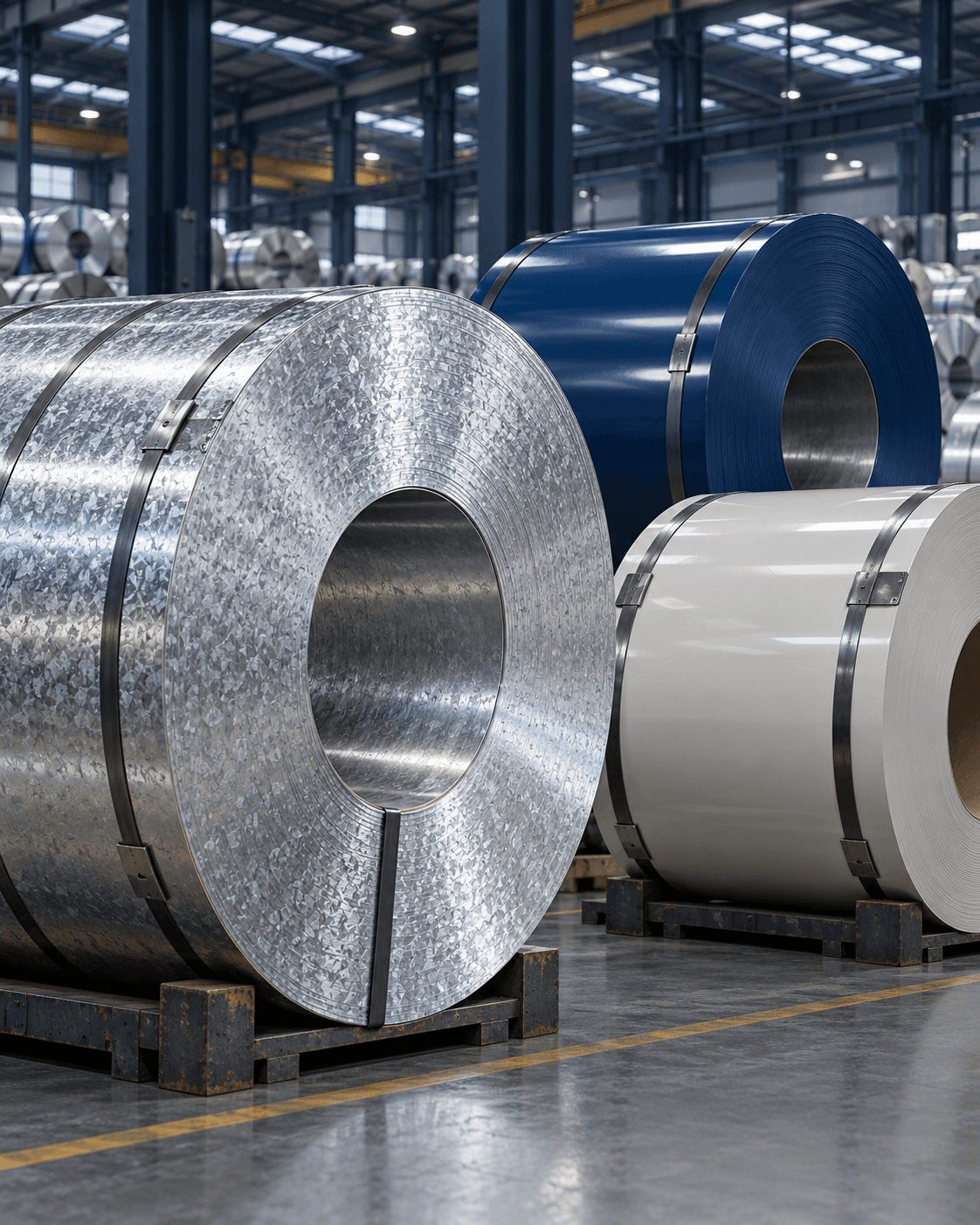 Coated Steel Coils (GI & PPGI) — steel supply chain stage